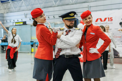 Участник танцевального флэшмоба