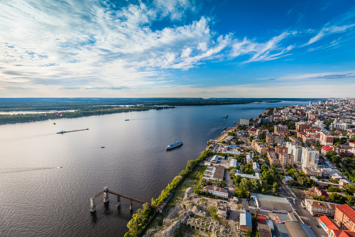 Самара вид сверху фото