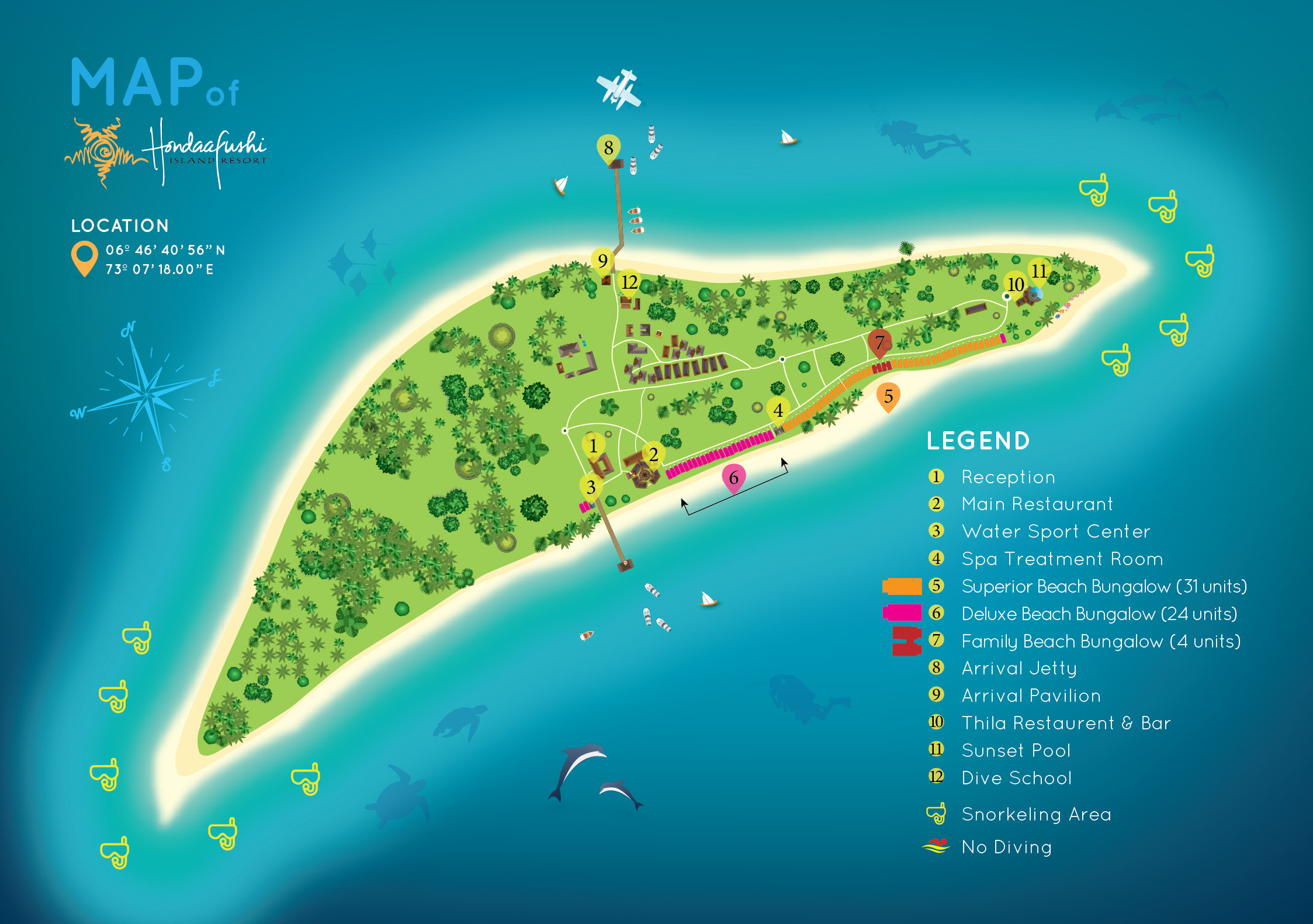 Meeru island resort spa 4 карта отеля