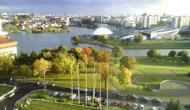 Минск - Вид на центр города
