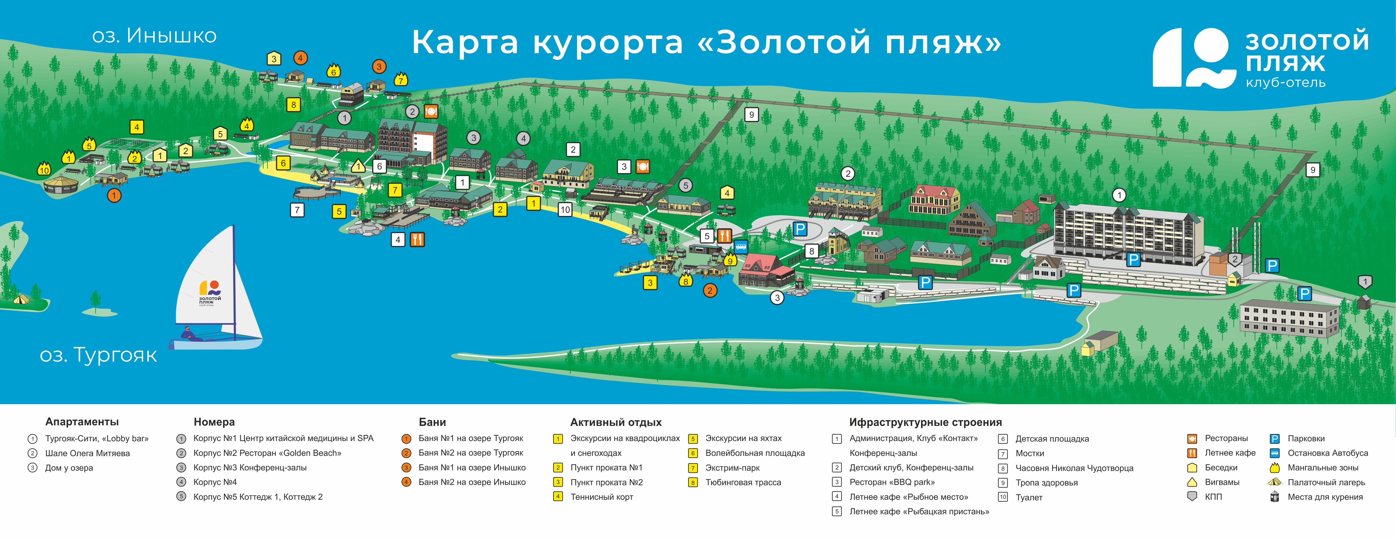 Россия - Отели - Золотой пляж Клуб-отель. Дом у озера *