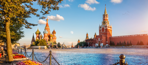 Красная площадь - Кремль и Храм Василия Блаженного
