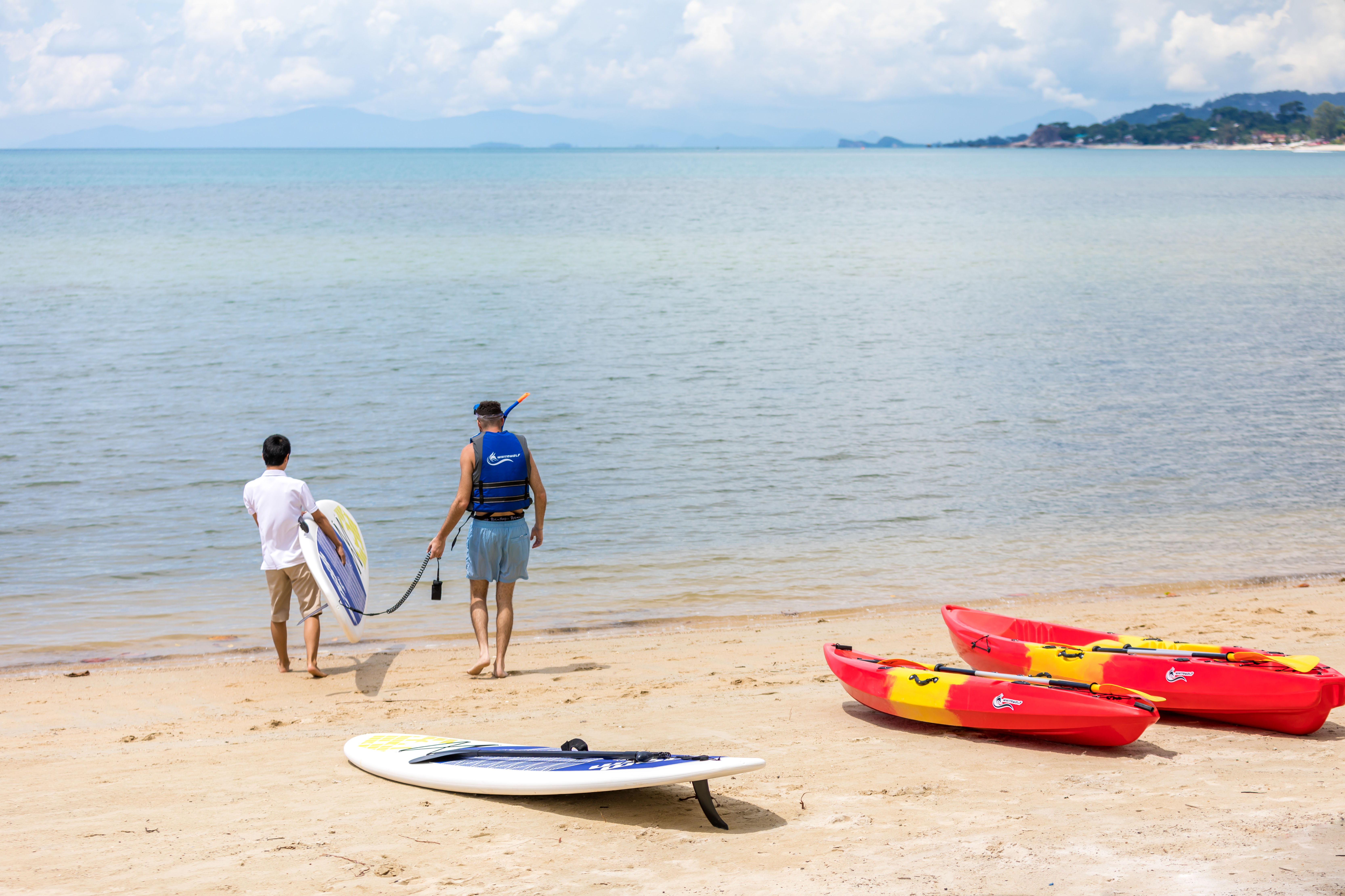 Outrigger koh samui beach. Ламай Бич Самуи.