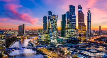«Москва-Сити» в сиянии огней