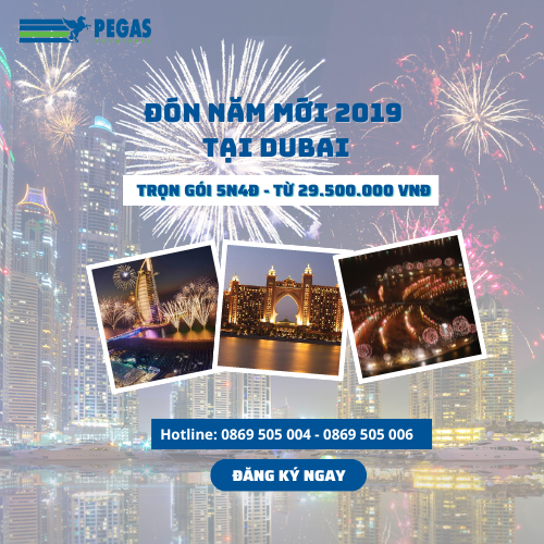 Đón năm mới 2019 tại Dubai