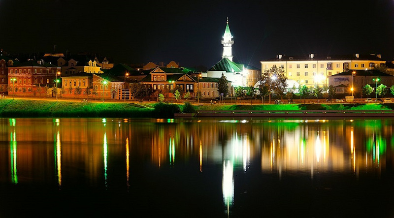 Фото вечерней казани