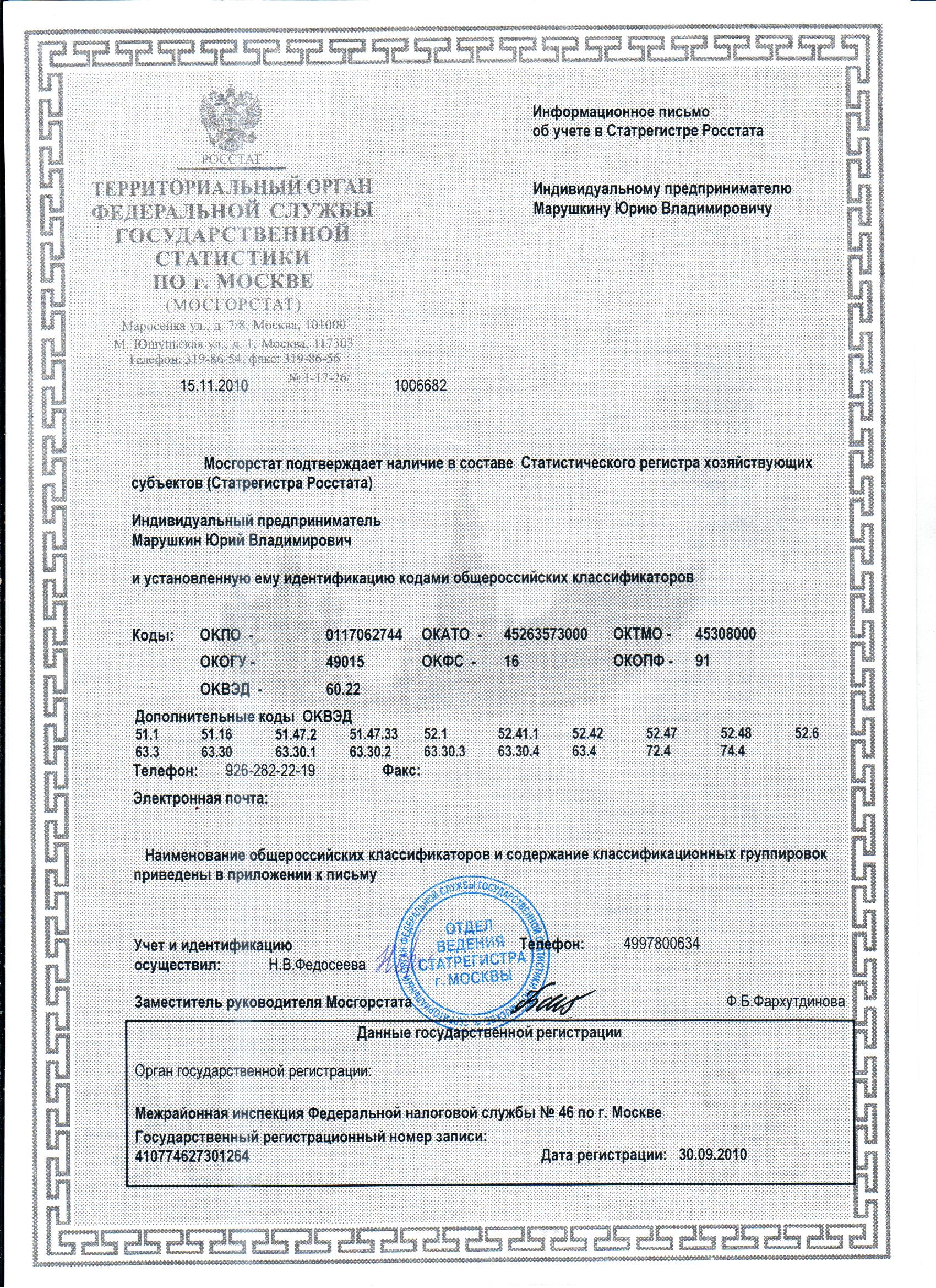 Прикольные, коды статистики